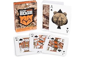 Brybelly Realtree Camouflage Playing Card Deck|Premium Woodland Standard Poker Size Camo Playing Cards|Woodland