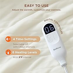 Bedsure Heated Blanket Electric Throw - Soft