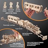 UGEARS Harry Potter Hogwarts Express Wooden Train Set 3D Puzzle Kit view 3