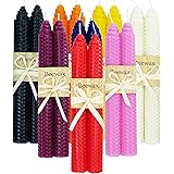 LA BELLEFÉE Beeswax Candles Natural Honeycomb Candles, Handmade Beeswax Tapers Candles, Birthday Gifts, Non Scented for Home