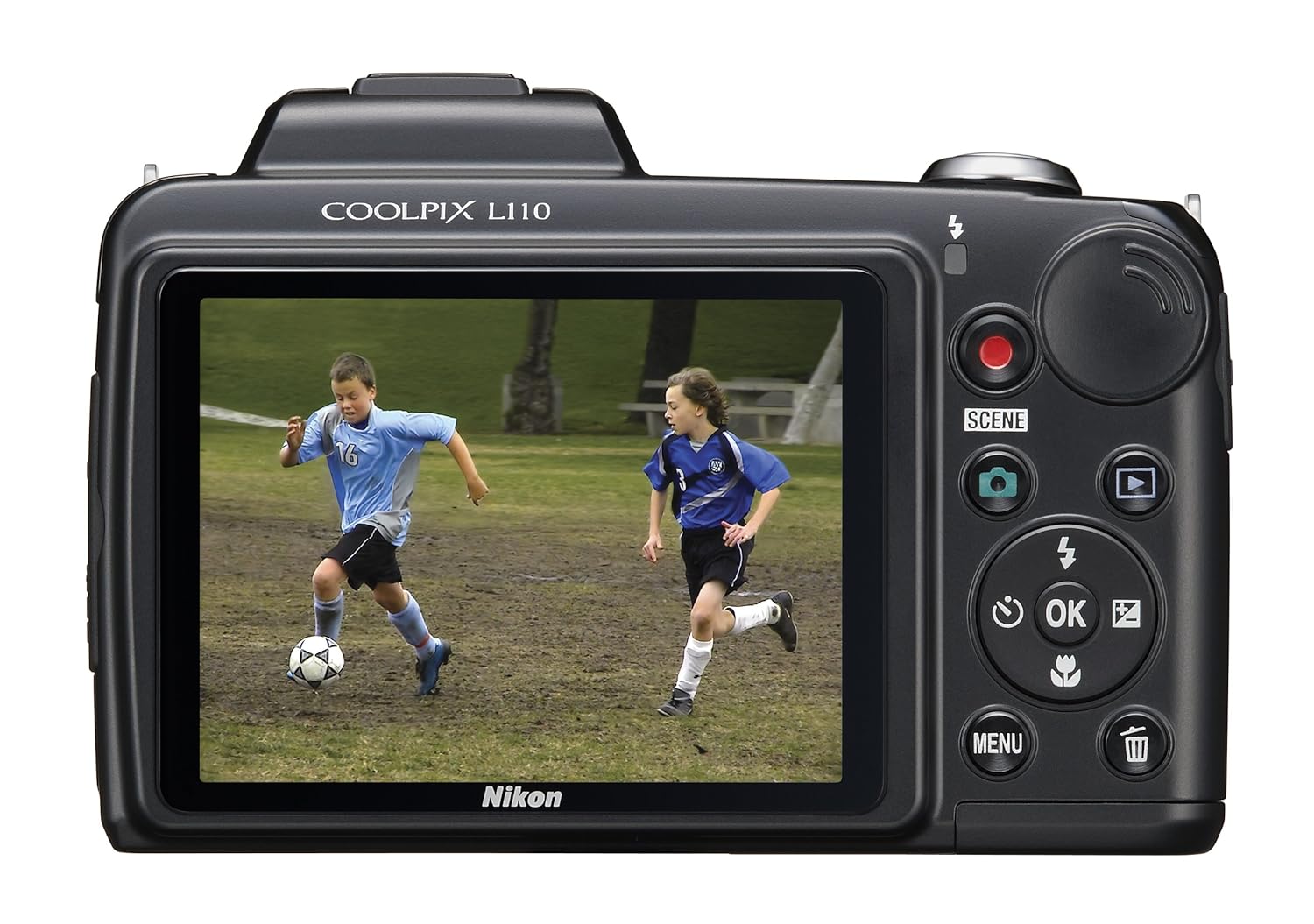 Amazon.com : Nikon Coolpix L110 12.1MP Digital Camera with 15x Optical  Vibration Reduction (VR) Zoom and 3.0-Inch LCD (Black) : Point And Shoot  Digital ...