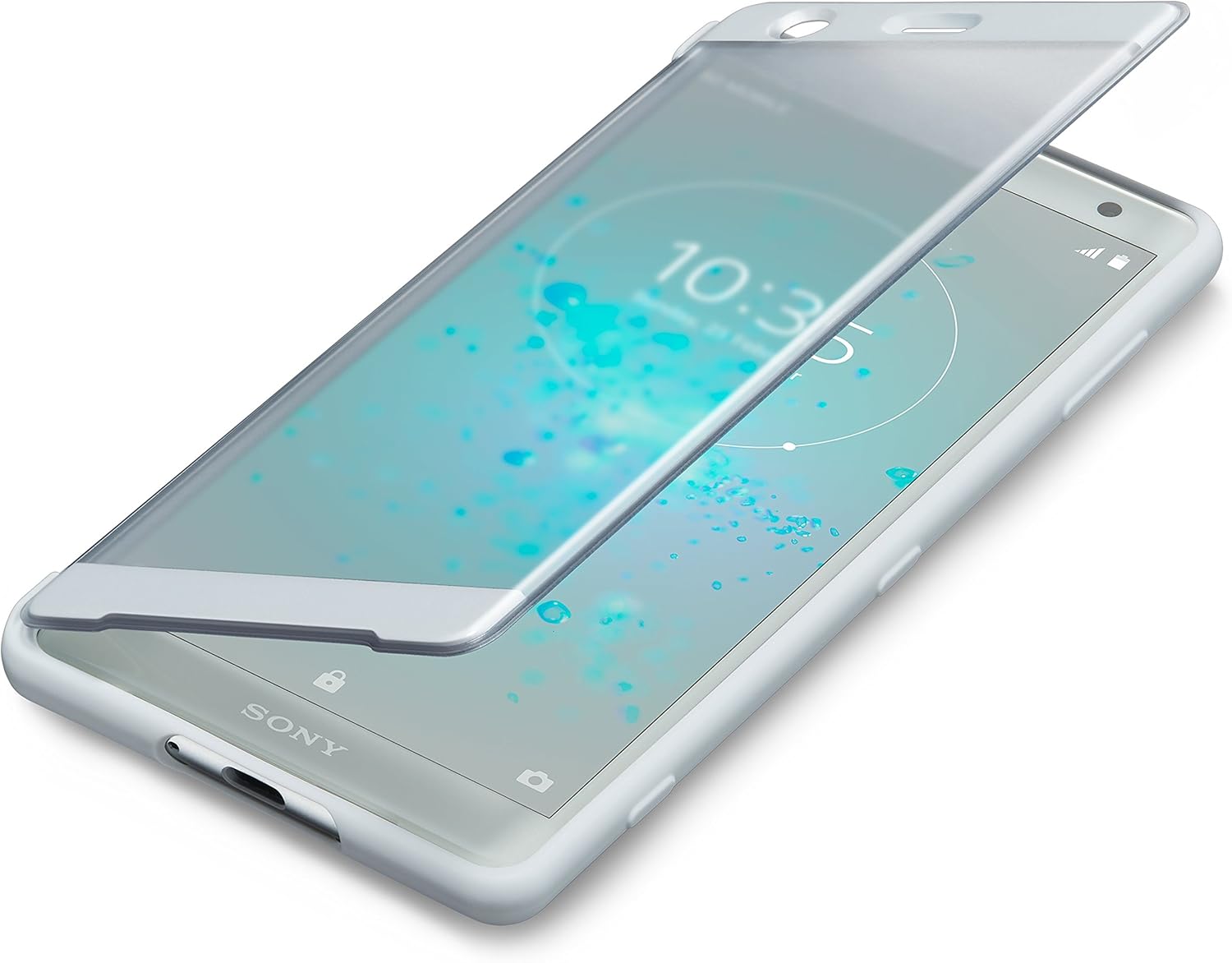 Amazon Com Sony Mobile Xperia Xz2 Style Protective Cover Touch Case Grey