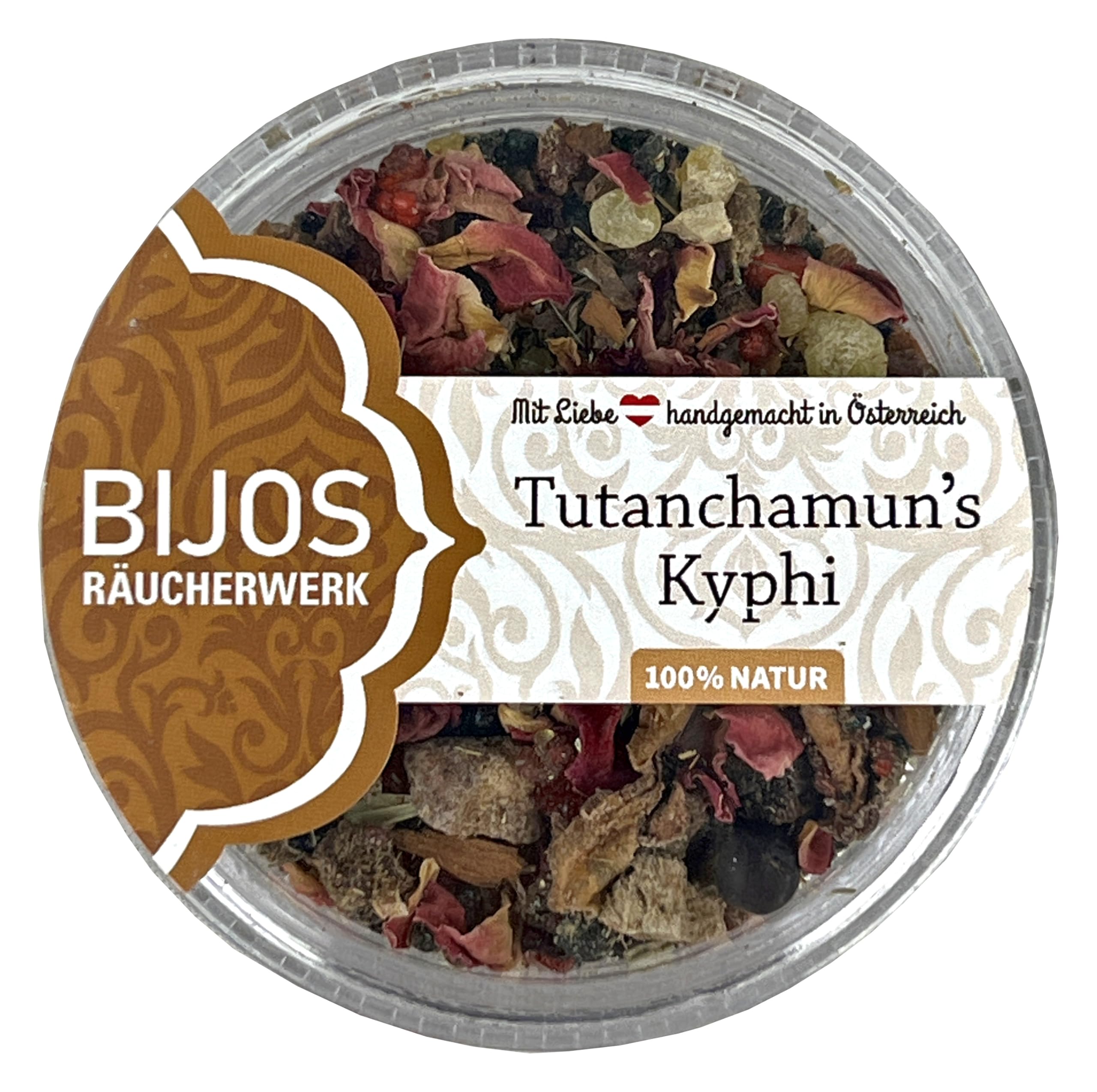 Bijos incense in a 50 ml glass TUTANCAMUN'S KYPHI – traditional Egyptian evening incense