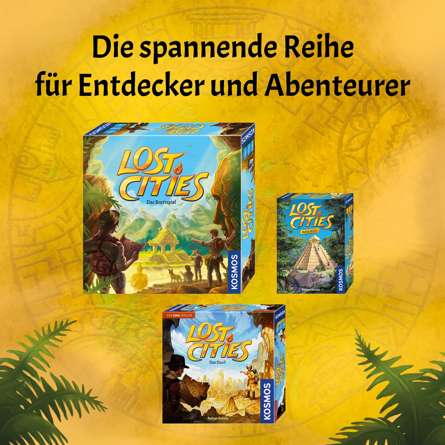KOSMOS 694135 Lost Cities - Das Duell, spannendes Brettspiel, Abenteuerspiel für 2 Personen ab 10 Jahre, Familienspiel, Spiel für 2, Gesellschaftsspiel 2