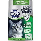 Cat's Pride Max Power Pro Ultra Clean, Unscented Low Tracking Litter 19lb