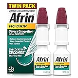 Afrin No Drip Severe Congestion Nasal Mist Twin