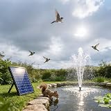Biling Solar Water Pump with Battery Backup 7.5W 3600mAh 10 Nozzles view 3