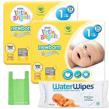 asda little angels wipes