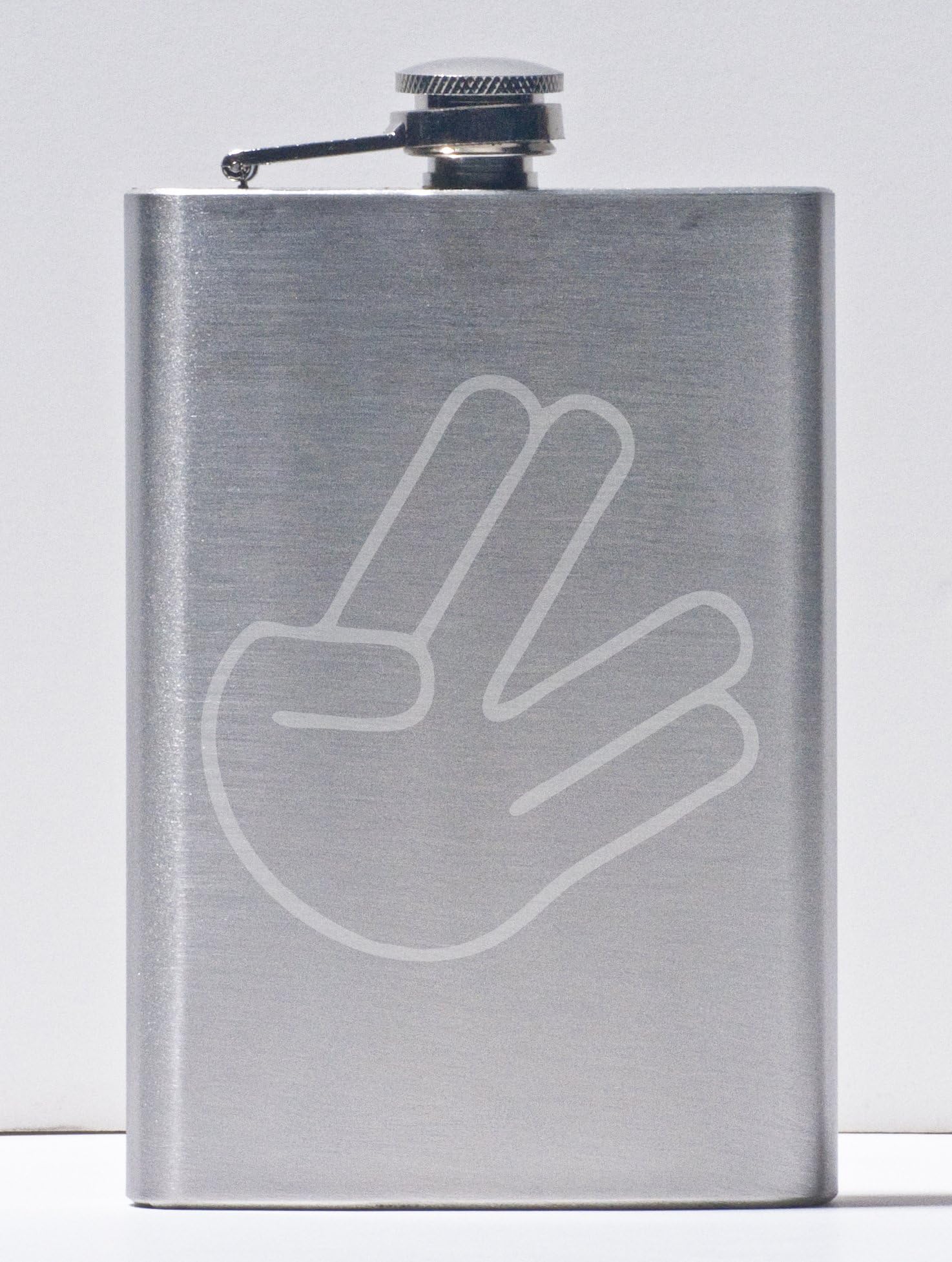 Spocker - 8 Ounce Stainless Steel Flask