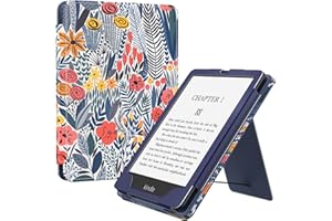 MoKo Case for 6.8" Kindle Paperwhite(11th Generation-2021) and Kindle Paperwhite Signature Edition, Slim PU Shell Cover Case 
