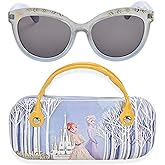 Disney Frozen 2 Girls Sunglasses with Carrying Case, Kids Sunglasses Protection