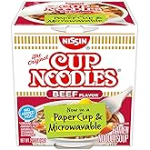 Nissin Cup Noodles, Beef Flavor, 2.25 Ounce