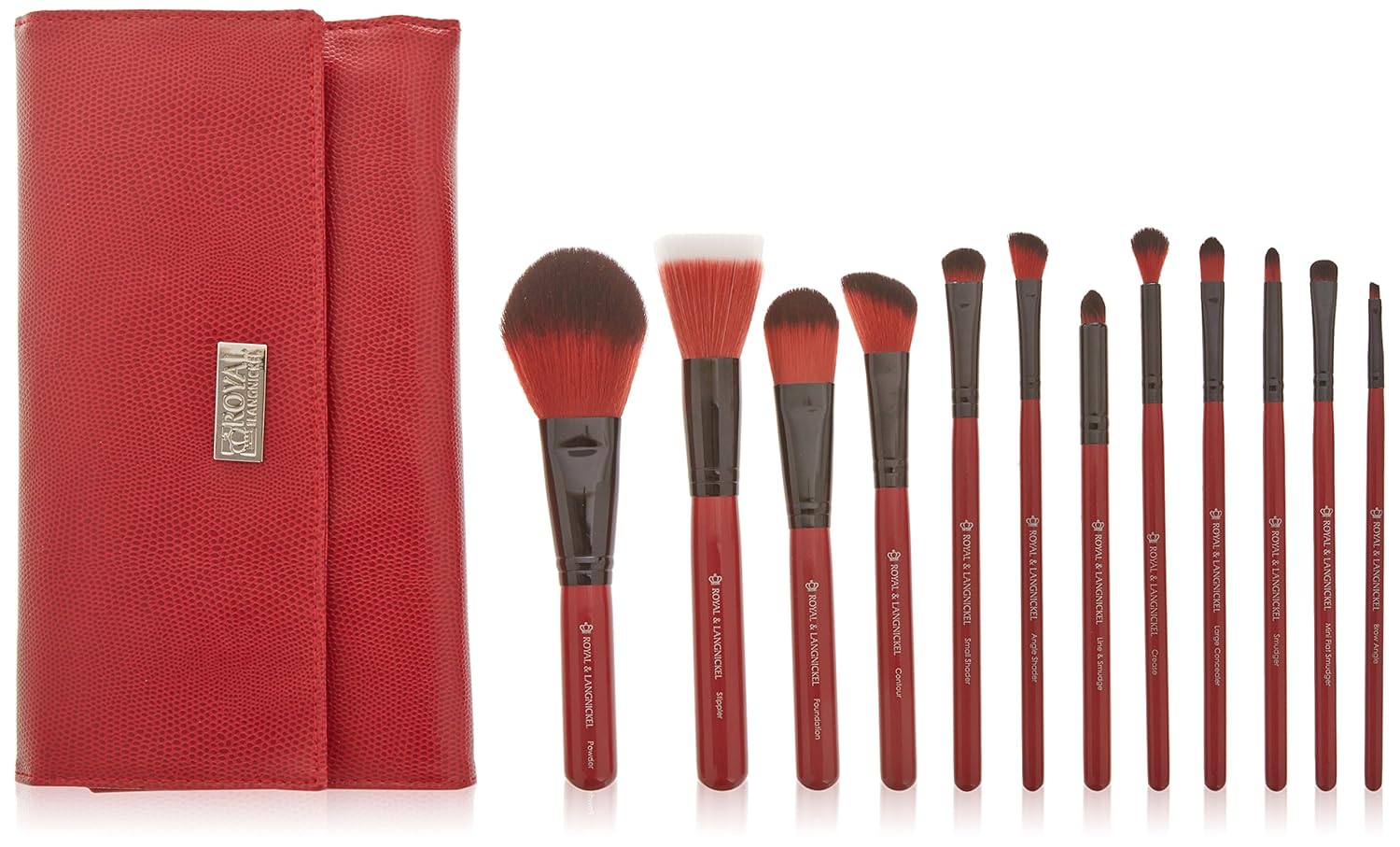 Royal & Langnickel Guilty Pleasures Lust 12 Piece Brush Wrap Kit