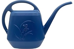 VKPLITE Plant Watering Can - 1 Gallon - Blue - with Long Spout for Indoor and Outdoor Home Plant Garden