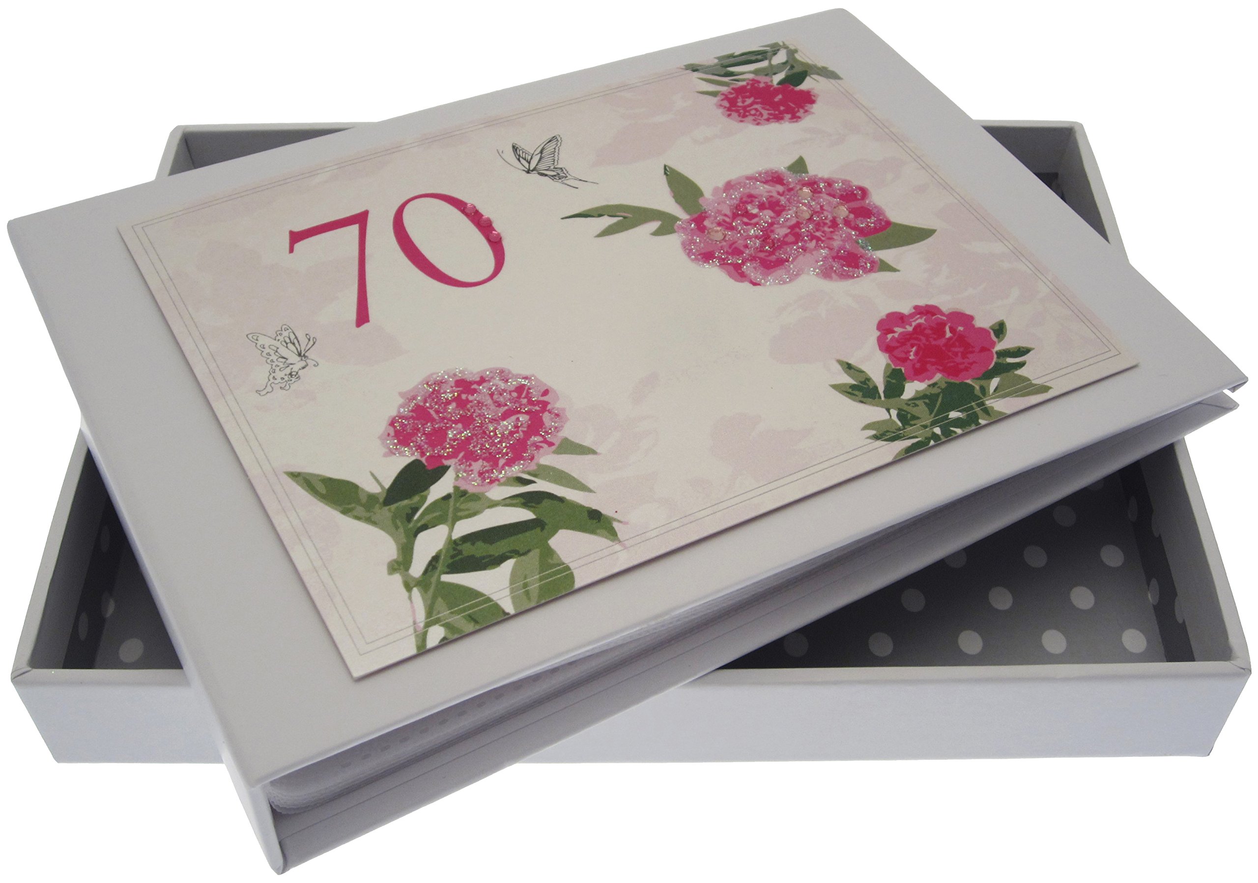 White Cotton Cards PHOTO ALBUM, Card, Plastic, 12.5x17.5x2.5 cm