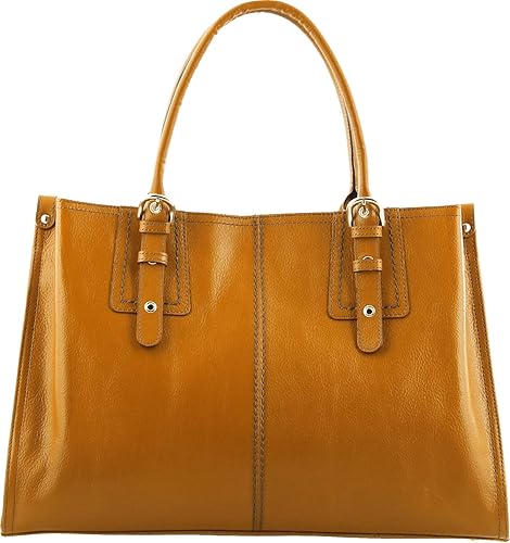 Amazon Jamale 日本製 本革 ハンドバッグ レディース 対応 肩掛け可 キャメル Jamale ハンドバッグ