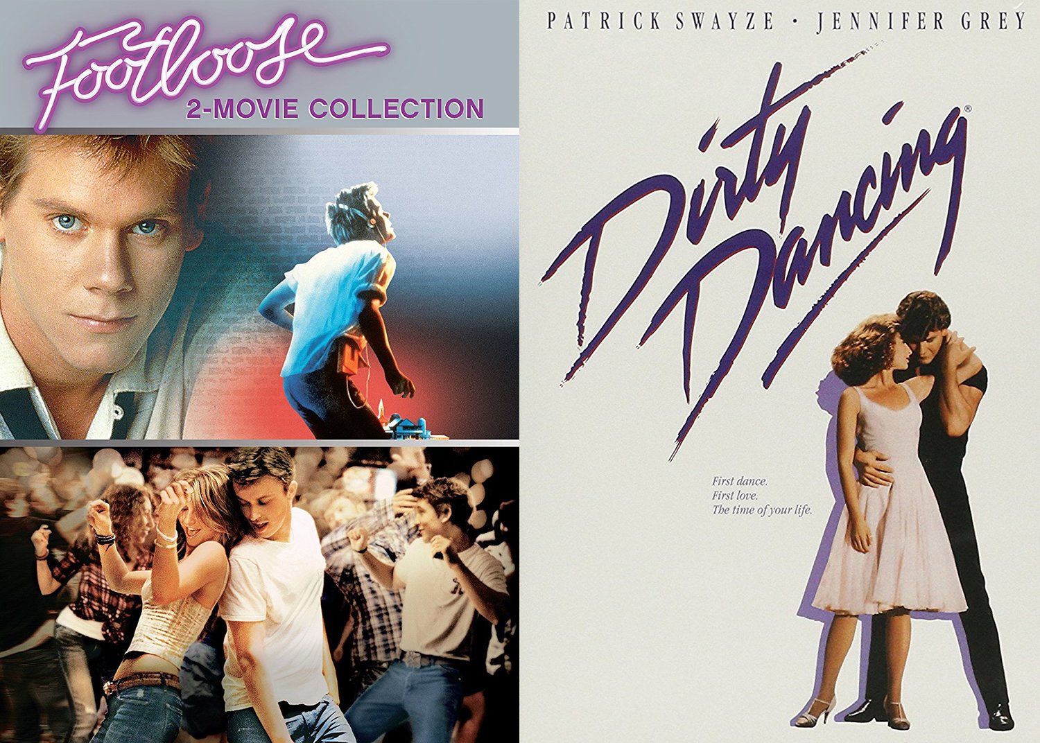Amazon Com Dirty Dancing Dvd Set Footloose Original 3 Pack Music 80 S Set Footloose 2011 Triple Movie Patrick Swayze Kevin Bacon Emile Ardolino Movies Tv dirty dancing dvd set footloose