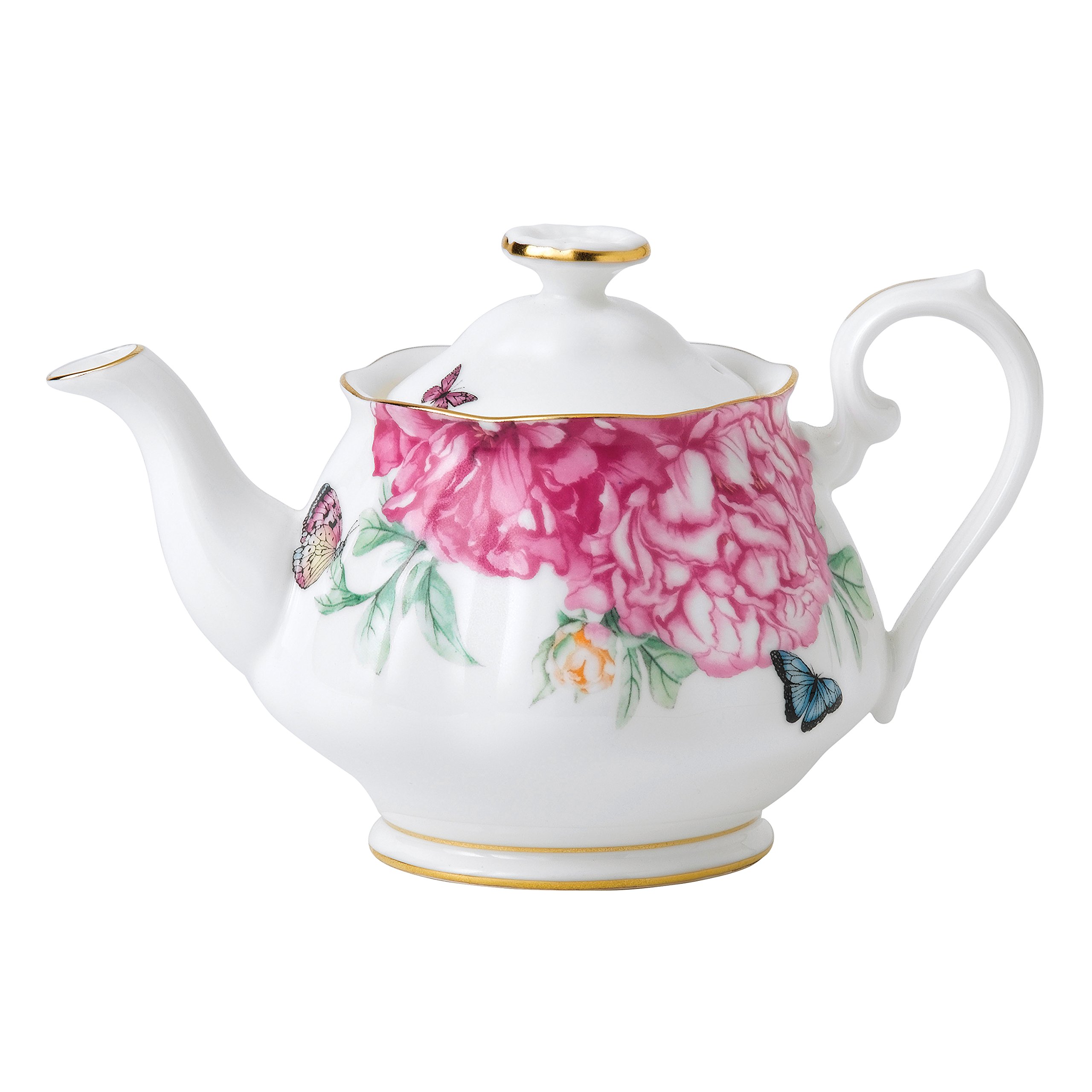 Royal Albert Miranda Kerr 0.45ltr Teapot Friendship, Bone China White, 11.55x12x11 cm