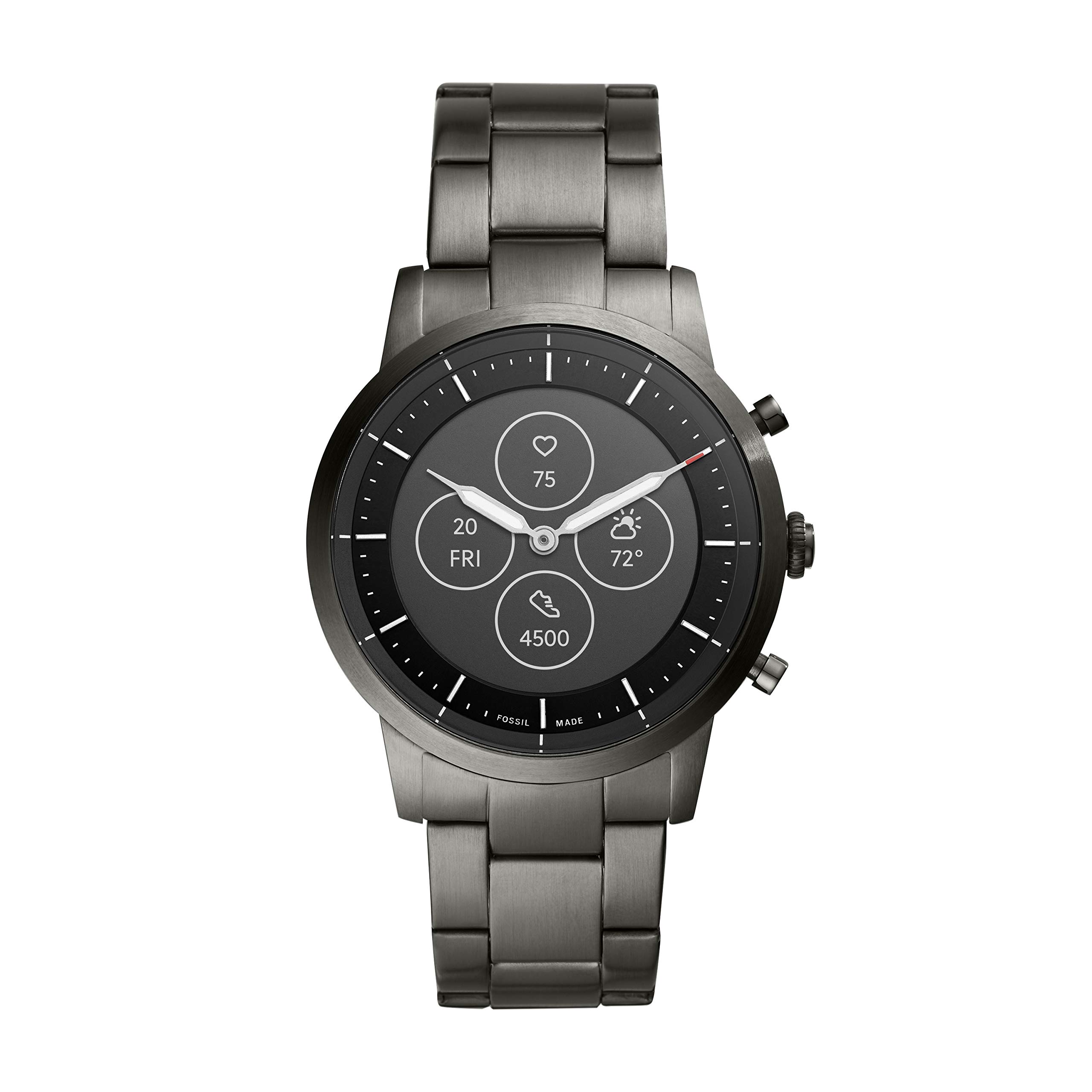 Buy Collider Hybrid Hr Smartwatch Black 