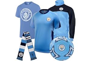Icon Sports Pro League Ultimate Fan Pack – Officially Licensed 5-Piece Soccer Merch - Shirt, Jersey, Jacket, Scarf, Ball