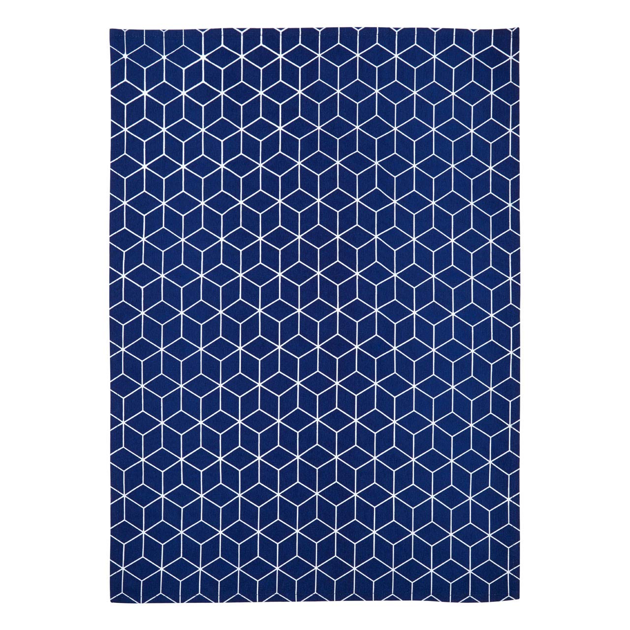 Premier Housewares Tea Towels, Cotton, Blue/White