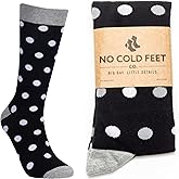 No Cold Feet Men’s Neutral Dress Socks – Classic Soft Crew Dress Socks, All-Day Comfort for Work, Business or Weddings