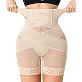 Nebility Shapewear Tummy Control Body Shaper High Waisted Butt Lifting Panties Shapewear Shorts Thigh Slimmer
