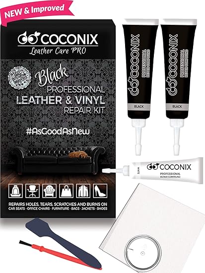 Amazon Com Coconix Black Leather Repair Kits For Couches Vinyl