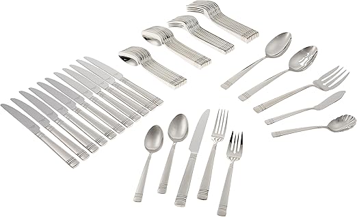 Amazon Com Reed Barton Longwood Ii 65 Piece Stainless Flatware