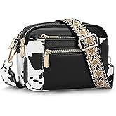 GAEKEAO Small Crossbody Bags For Women Vegan Leather Trendy Purses Shoulder Handbags Travel with Adjustable Wide Strap