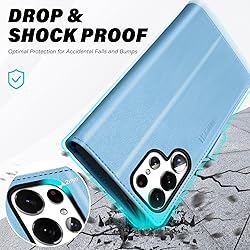 TUCCH Case Wallet for Galaxy S25 Ultra 5G, Magnetic