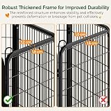 Yaheetech Lightweight Dog Playpen 8 Panels 100cm Fence Portable RV Camping view 7