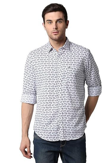 peter england slim fit shirt size chart