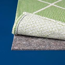 Unique Loom Uni-Luxe Dual Surface Felt and Rubber