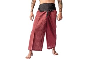 LannaPremium Thai Fisherman Pants Hakuma Pants for Men Women Yoga Pants 2 Tone - Martial Arts Pants