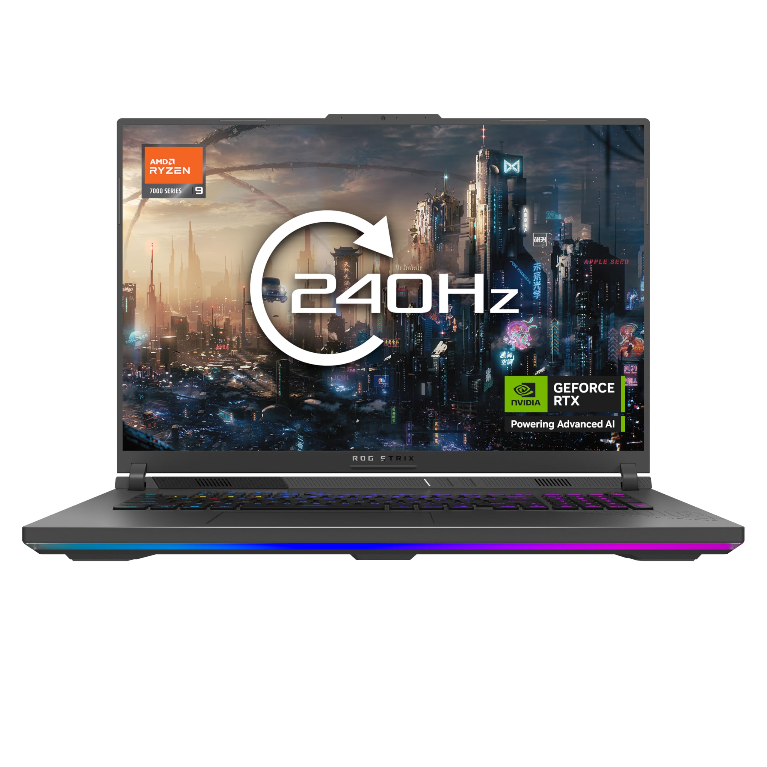 ASUS ROG Strix G18 G815LW Gaming Laptop | 18.0" WQXGA 240Hz Screen | Intel Core Ultra 9 275HX | NVIDIA GeForce RTX 5080 Laptop GPU | 32GB RAM | 2TB SSD | UK Layout Backlit Keyboard | Windows 11