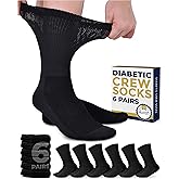 Pembrook Diabetic Socks for Men and Women - Non-Binding Neuropathy Socks