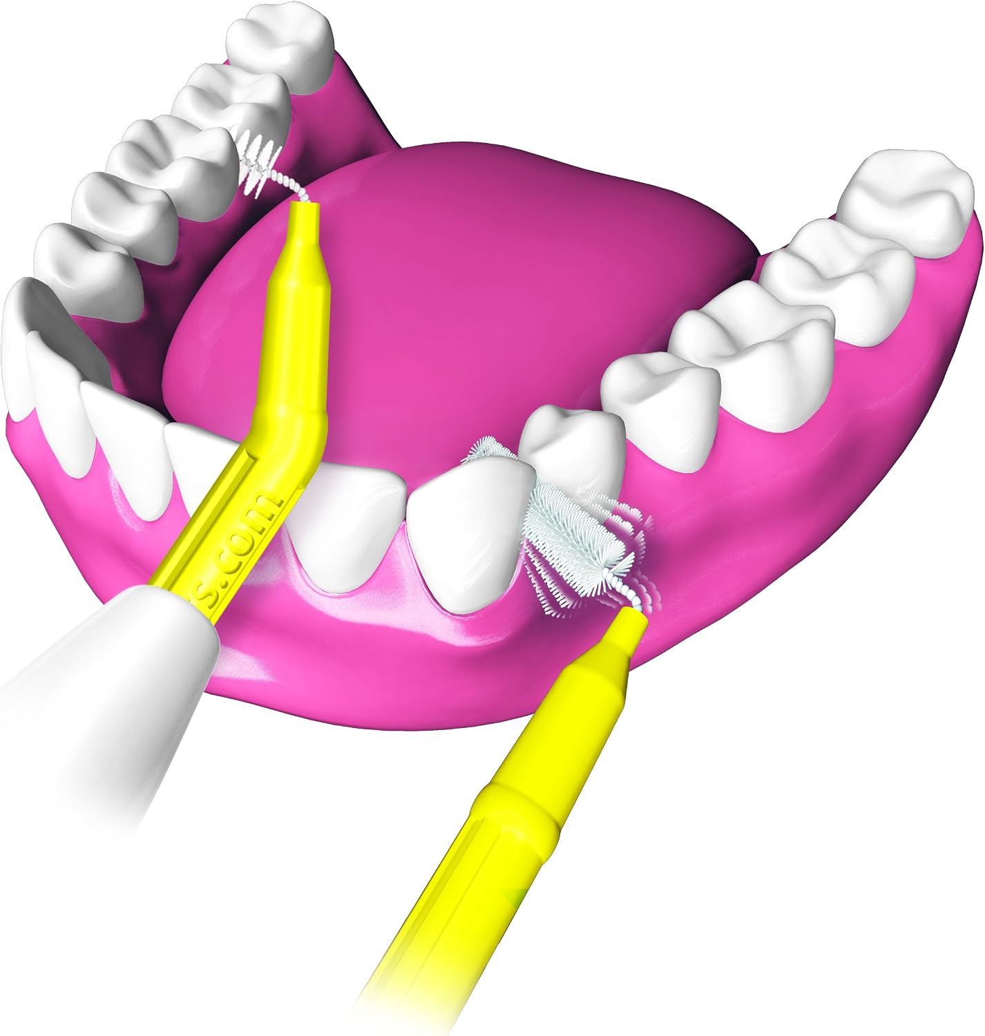 Piksters Power Pikster - Brings Sonic Powered interdental Cleaning to Your Interdental Brush, Multicolor - Image 3