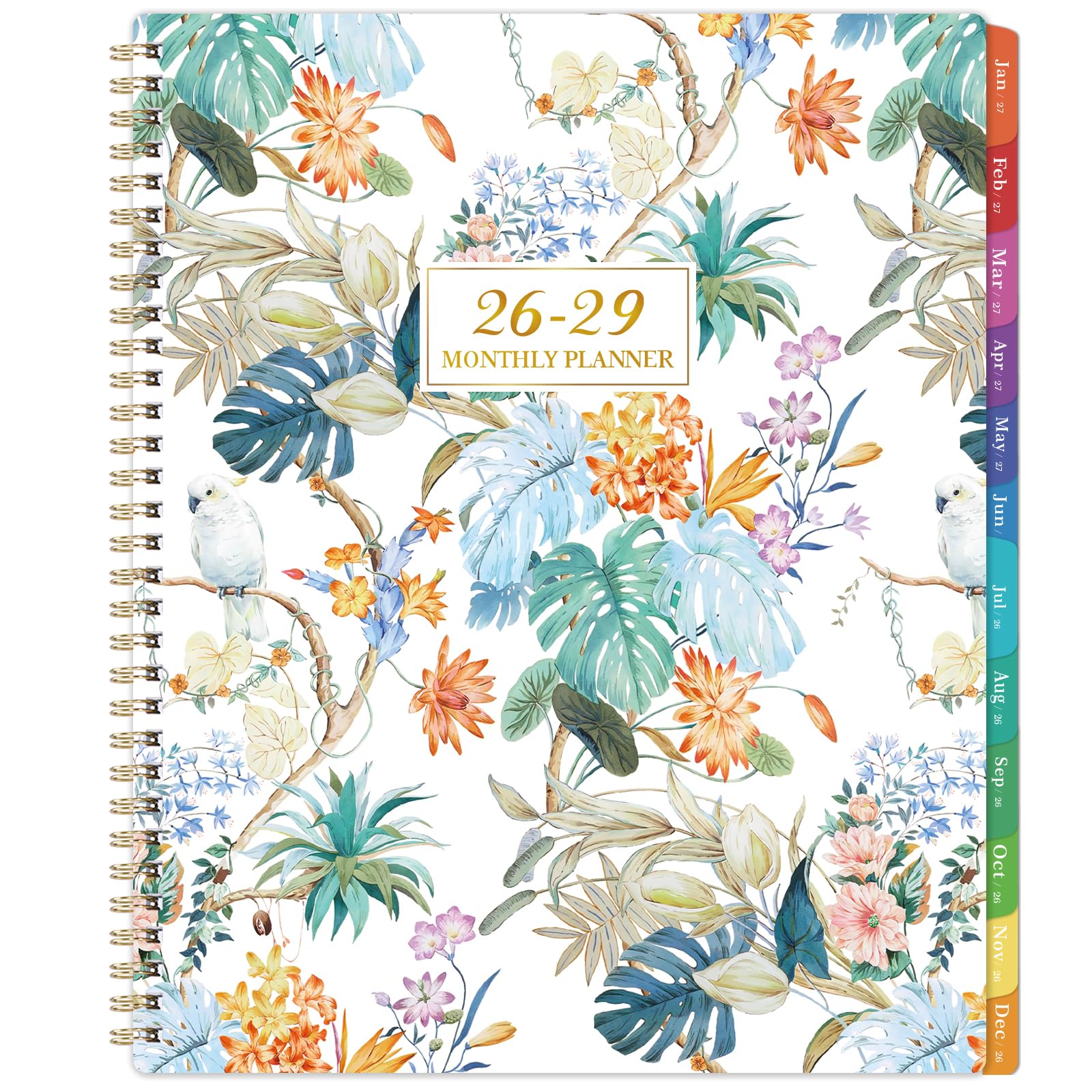 Photo 1 of 2026-2029 Monthly Planner/Calendar - July 2026 - June 2029, 9” × 11”, 3 Year Monthly Planner 2026-2028, 36 Months, 2026-2029 Planner with Colorful Tabs, Inner Pocket, Twin-wire Binding