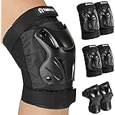 Tanden Skating Protective Gear Knee and Elbow Pads Wrist Guards for Roller Skating Skateboarding, Skate Pads Adult Knee Pads