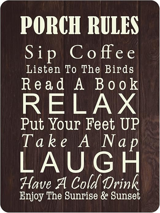 Amazon Com Banner Buzz Make It Visible Patio Signs Decor Porch