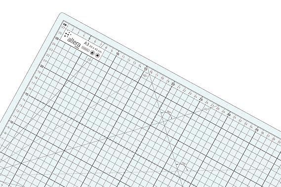 Transparente/Transluzente Schneidematte, schneidunterlage A1 (60x90cm), selbstheilend Altera PRO, einseitig mit Raster