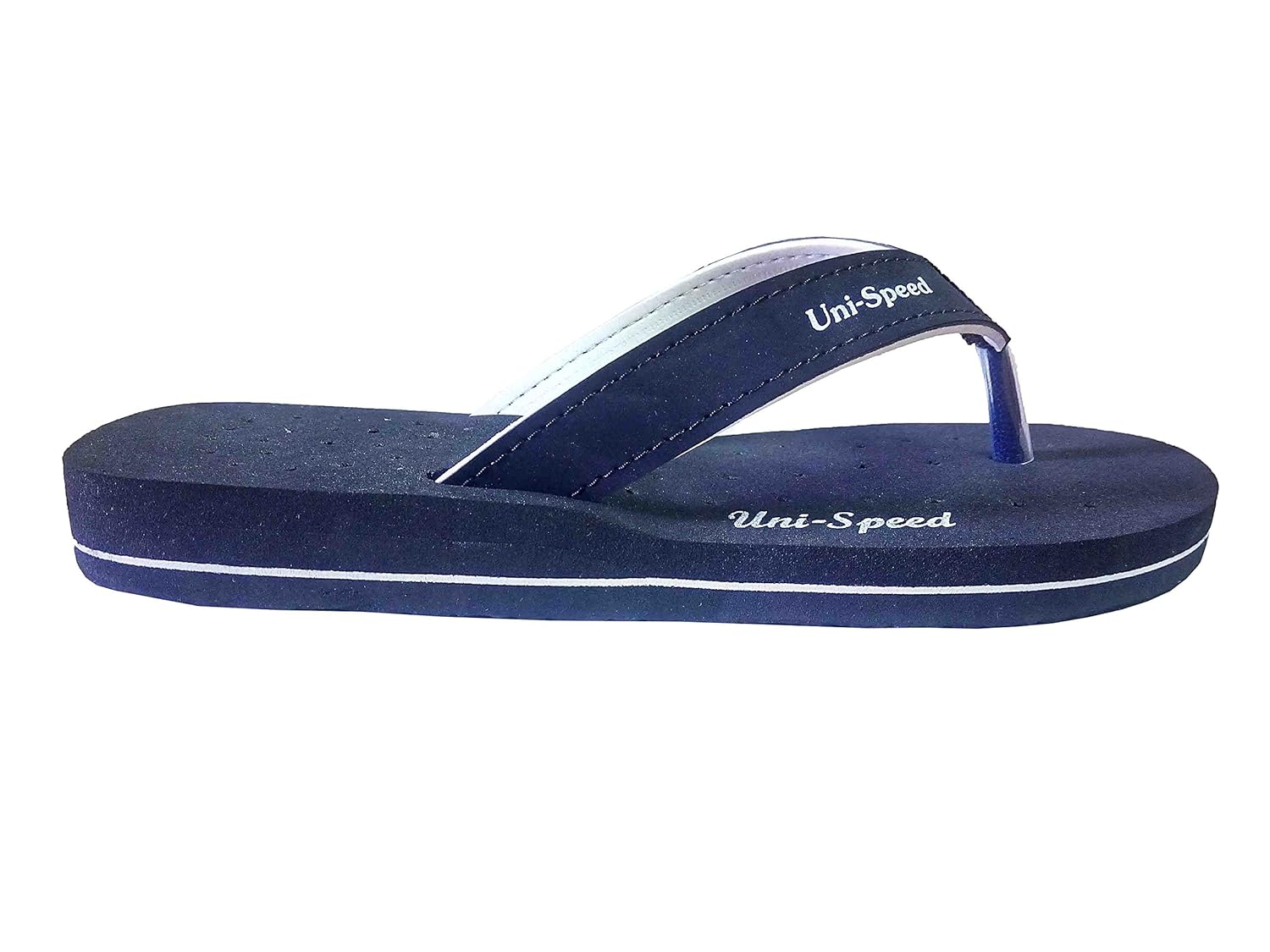 unispeed women's diabetic care + super soft flip-flops (black orthopedic slippers)