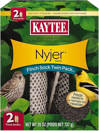 Amazon Com Kaytee Finch Sock Feeder Twin Pack 26oz 2 Pack