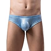 Mens Thongs Sexy Low Rise Shiny Underwear 3D pouch Jockstrap T-Back G-String Bikini Briefs Comfort Panties for Men