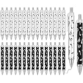 Dispowreath 30 Pcs Musical Note Ballpoint Pens Music Themed Novelty Gifts for Teachers Students 1.00 mm Black Ink Smooth Writing Pens for Journaling Office Classroom Supplies