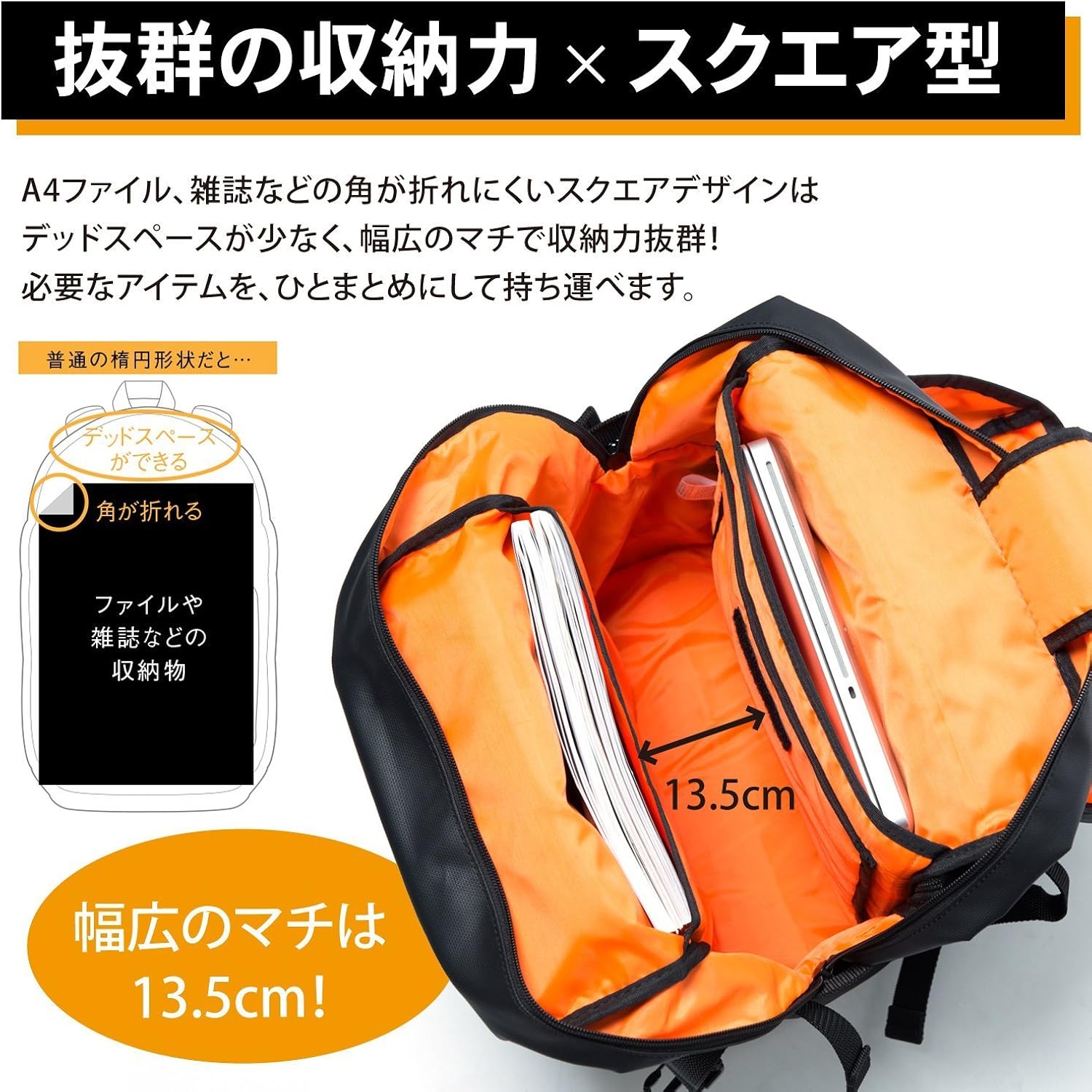 Amazon Co Jp Ronde スクエアリュック メンズ Ipad Pc収納 対応 レッド シューズ バッグ