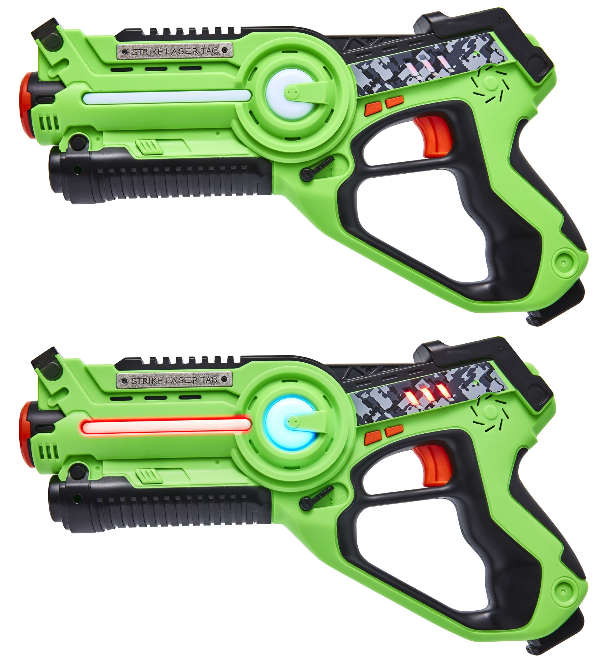 Strike Laser Tag Guns Set 4 MultiPlayer Pack & Deluxe Carry Case Kids Infrared Blaster