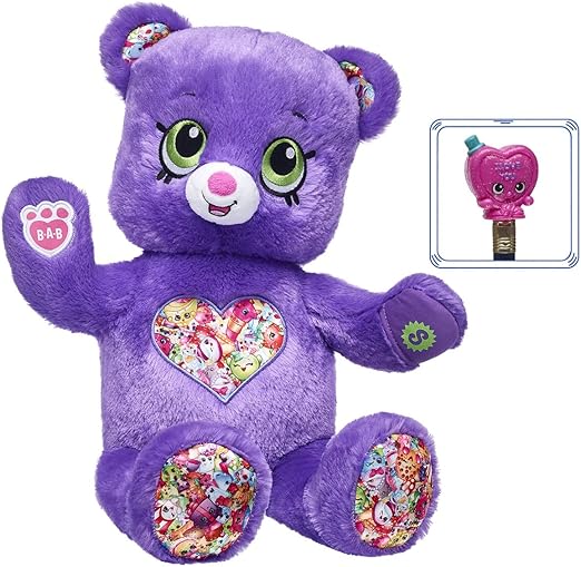 ビルド ア ベア ワークショップshopkins Plush Teddy Bear With Exclusive Collectible Shopkins Figure Included ぬいぐるみ おもちゃ Amazon