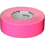 Polyken 510 Rubber Premium Grade Gaffer's Tape, 45m Length x 48mm Width, Neon Pink